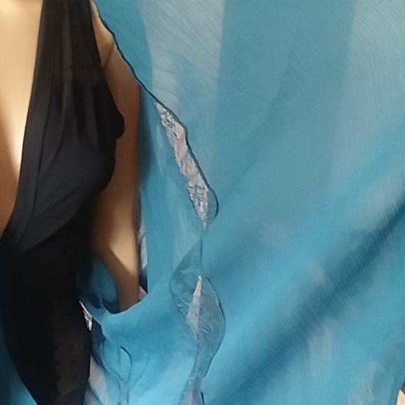 Teal kimono - Picture 4 of 8